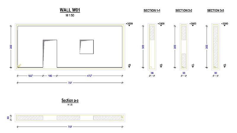 wall section